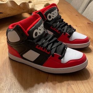 Osiris black/red/white Mens shoes Size US 12